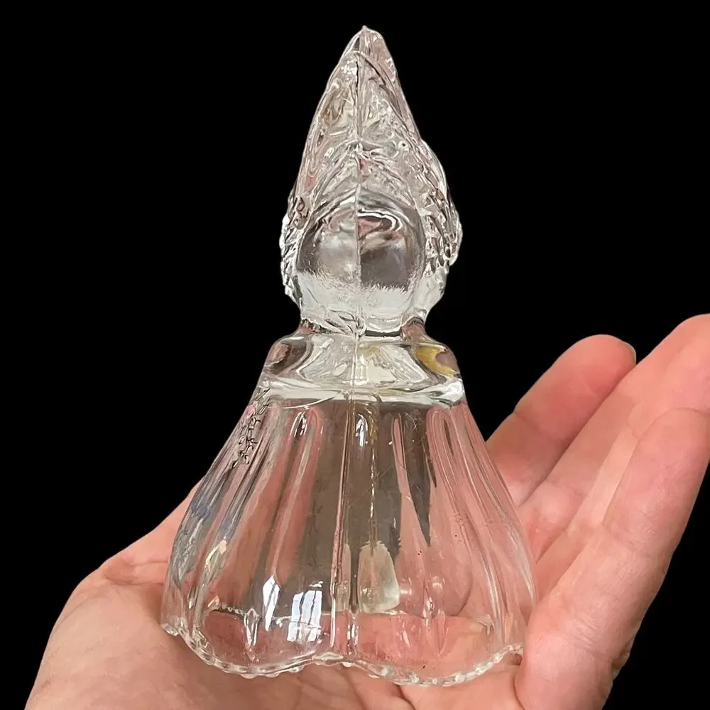 Vintage Glass Swan Bell Handle Branson Missouri Souvenir Pastel Scalloped Rim